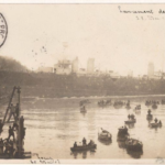 BORDEAUX 16 Fi 32 - La Garonne et le Pont de pierre à Bordeaux. / Gilbert photographe. - Angoulême : Ed. A. Gilbert. - [ca 1930]